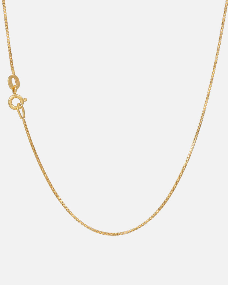 Jukserei Birthstone Necklace - Geburtsstein Kette Gold - Monat Dezember mit Türkis Edelstein - Halskette aus Sterling Silber 925 24 K Vergoldet - Kette: 45,5 cm/Edelstein: Ø 4 mm - CH-572N12_G