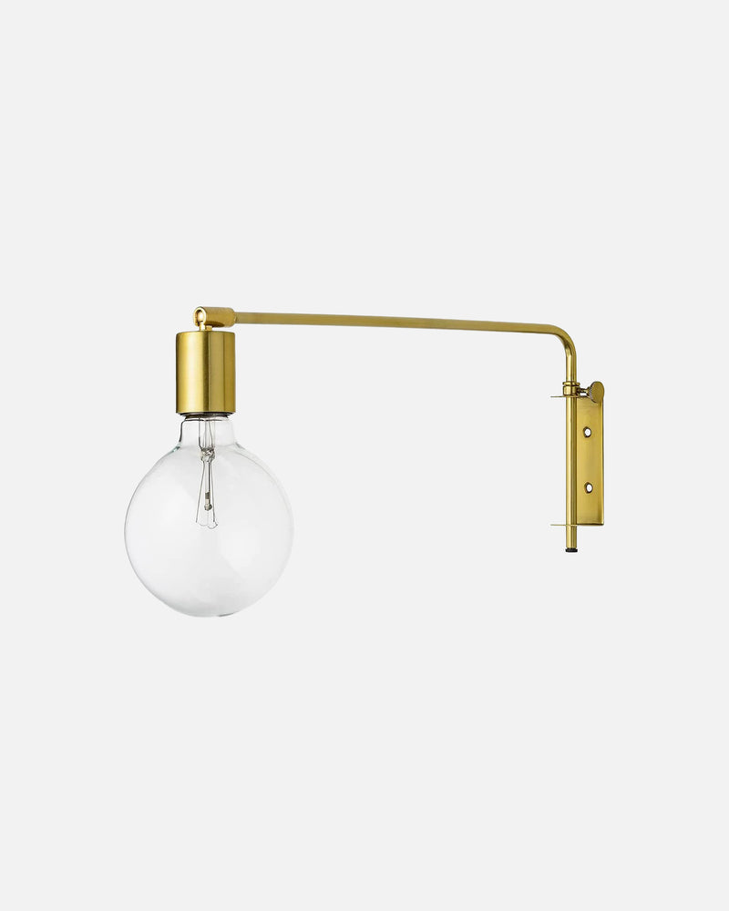 Messing Wandlampe